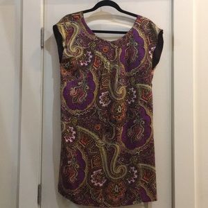 Alice and Trixie Paisley 100% Silk Dress